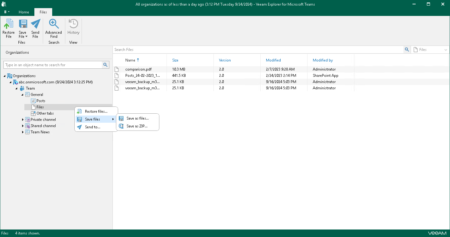 Saving Files