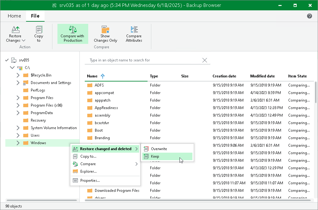 Microsoft Windows Specific Operations