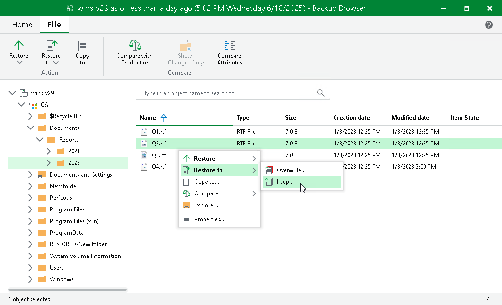 Microsoft Windows Specific Operations