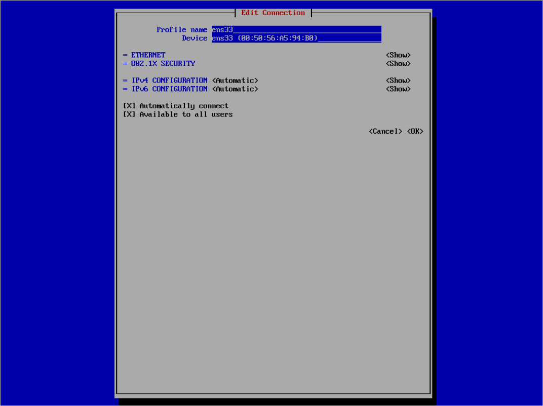 Configuring Network Interfaces