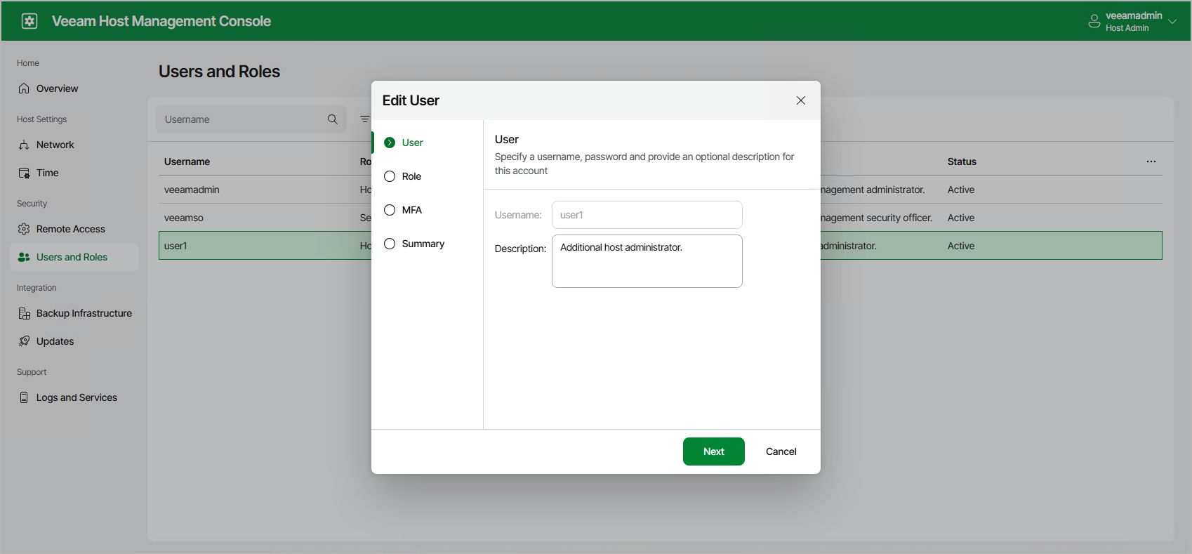 Configuring Users