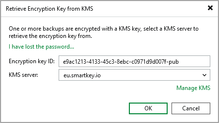 Decrypting Tapes with KMS Keys