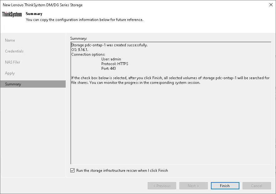 Step 8. Finish Working with Wizard