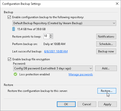 Migrating Configuration Database to PostgreSQL Server