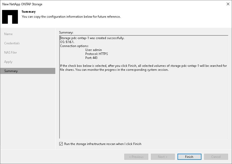Step 8. Finish Working with Wizard