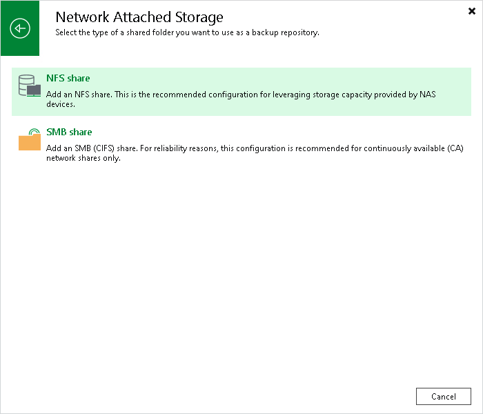 Step 1. Launch New Backup Repository Wizard