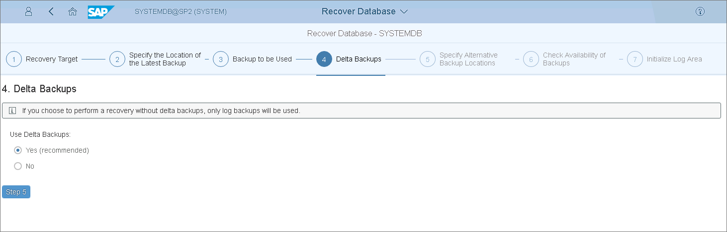 Delta Backups