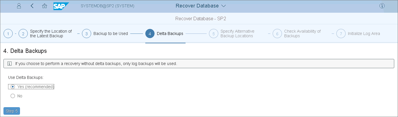 Delta Backups