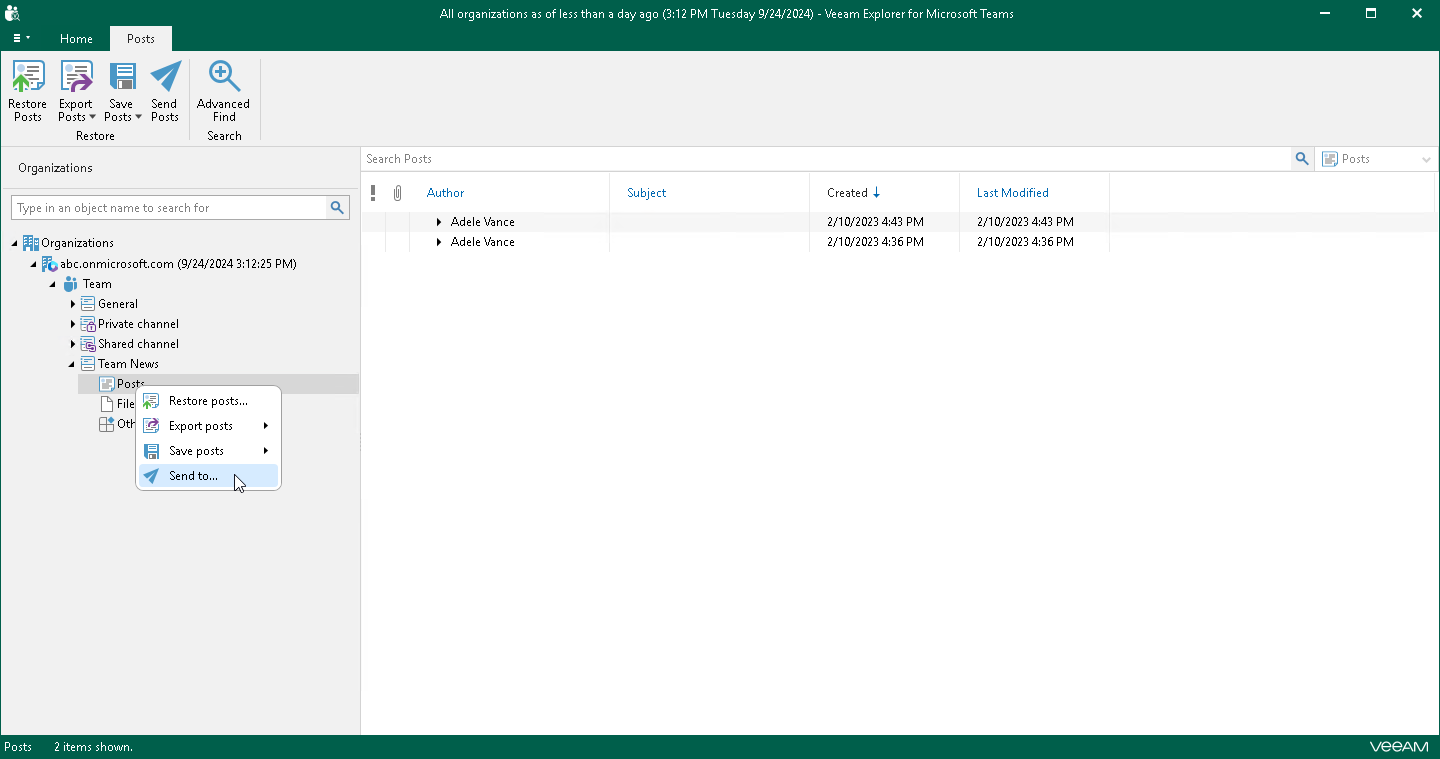 Sending Posts and Files