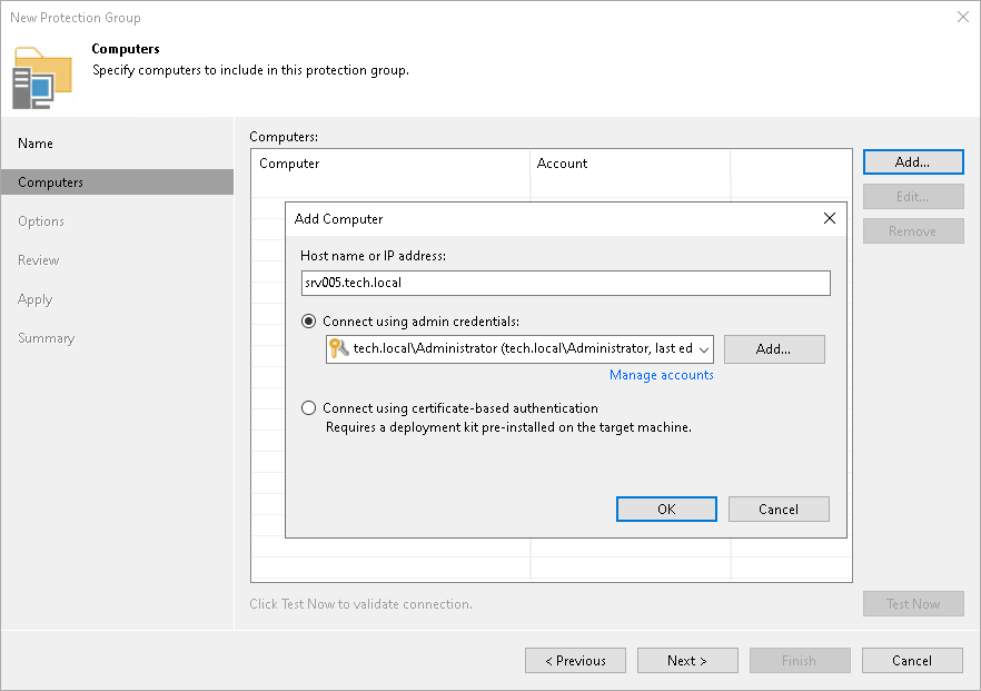 Step 3. Specify Computers