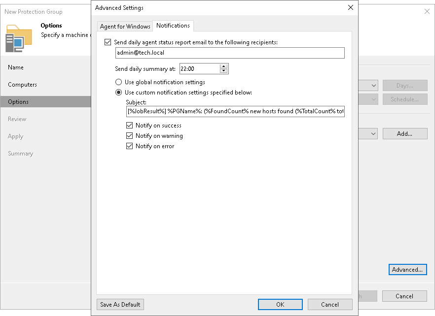 Notification Settings