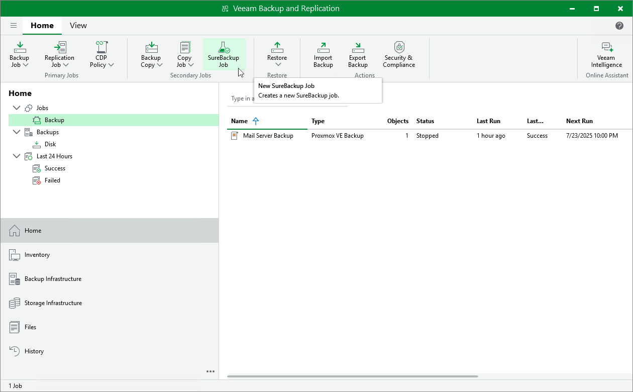 Verifying Backups
