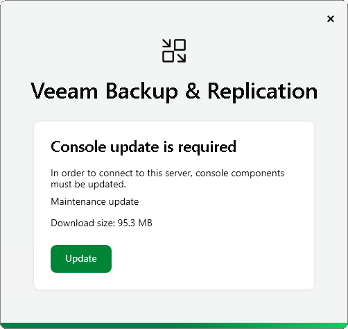 Logging in to Veeam Backup & Replication