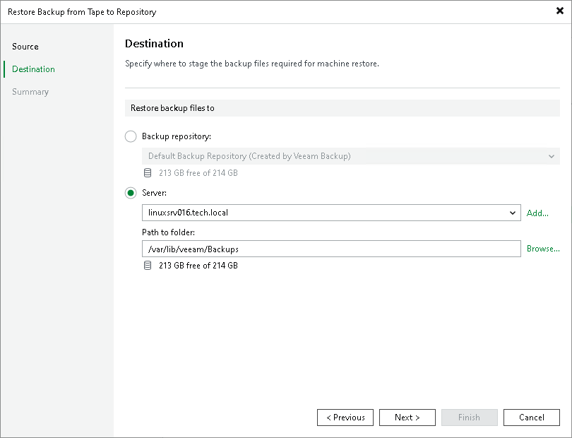Step 4. Choose Backup Destination