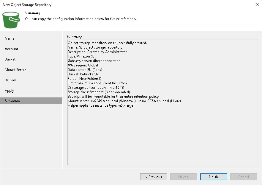 Step 8. Finish Working with Wizard