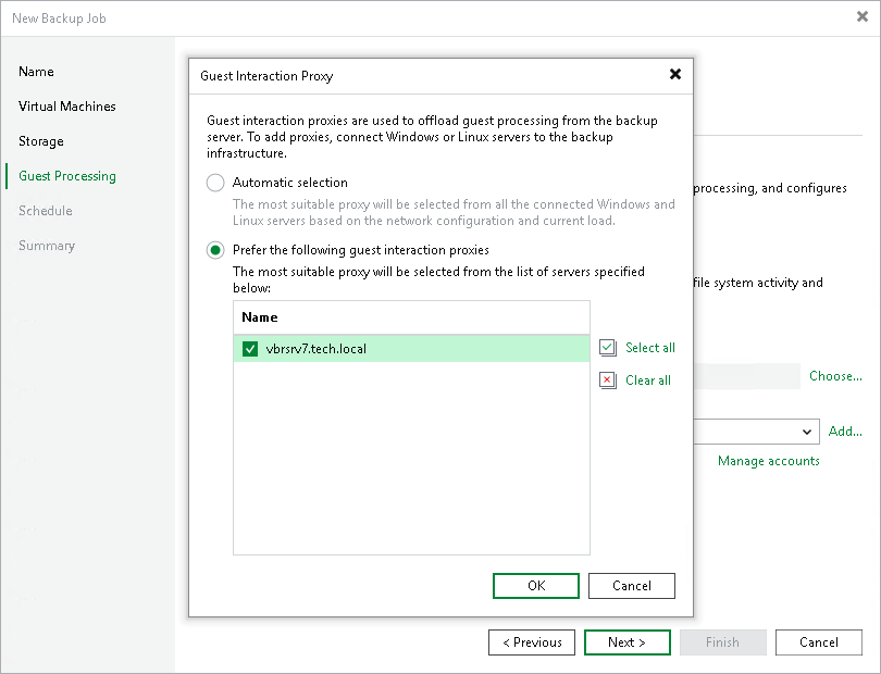 Step 5c. Choose Guest Interaction Proxy