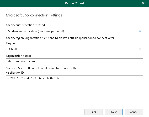 Step 3. Select Authentication Method