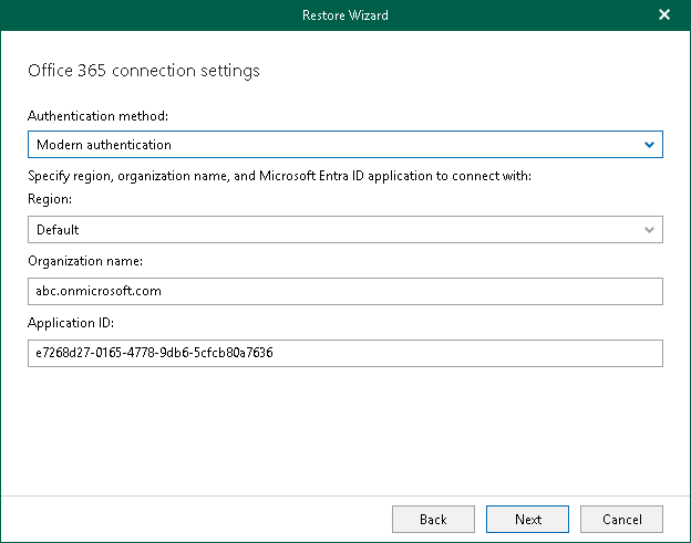 Step 3. Select Authentication Method