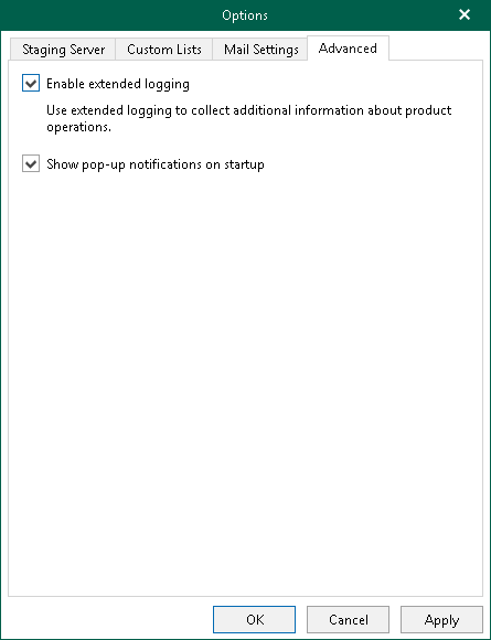Configuring Advanced Settings Advanced Settings