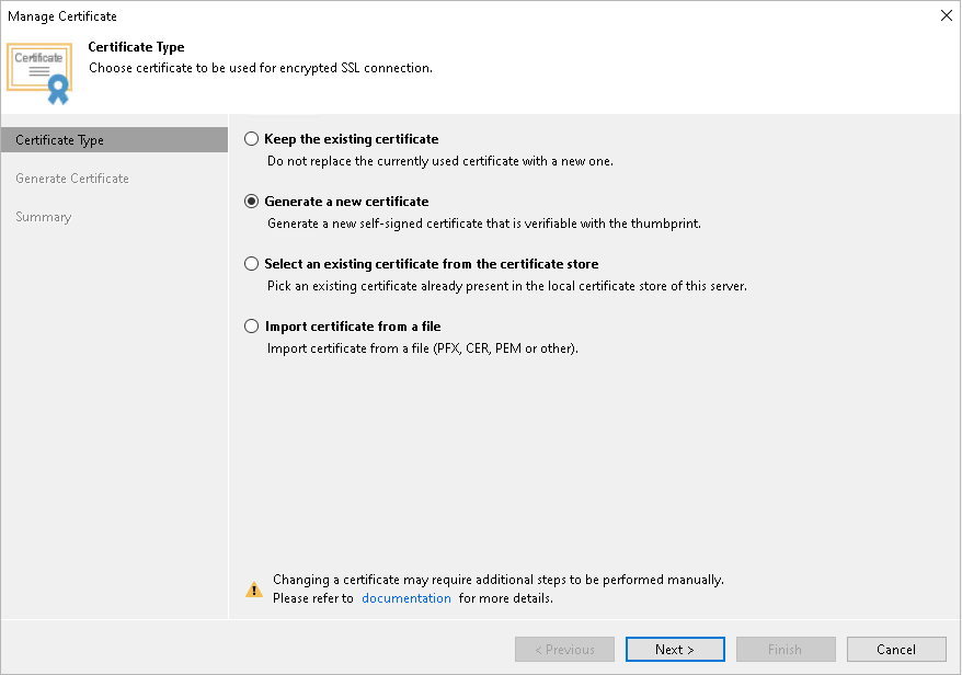 Generating Self-Signed Certificate