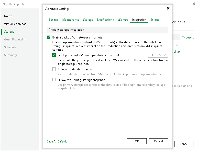 Limitation on Number of VMs per Snapshot