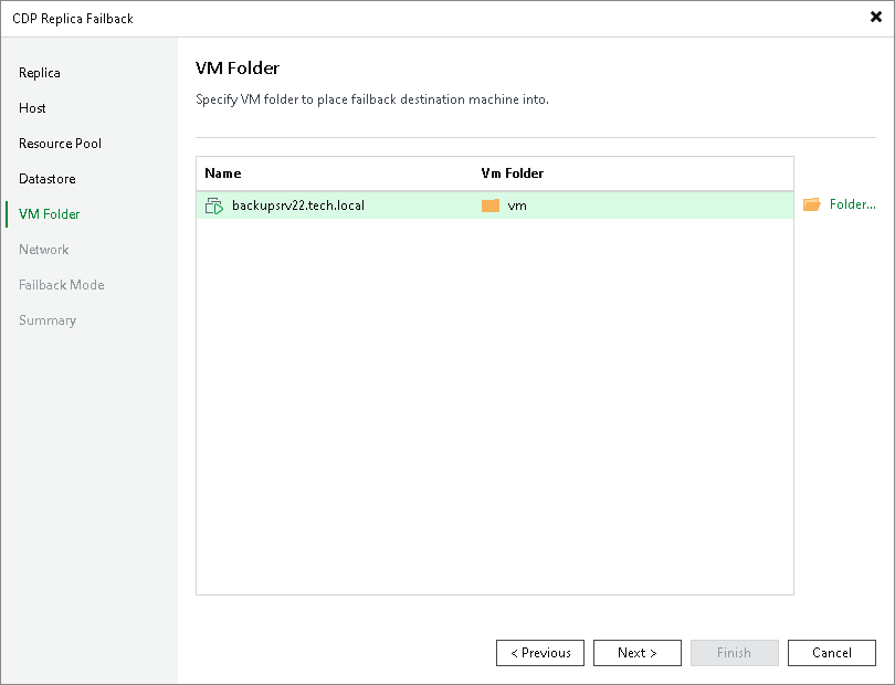 Select folder Step 6. Select Folders