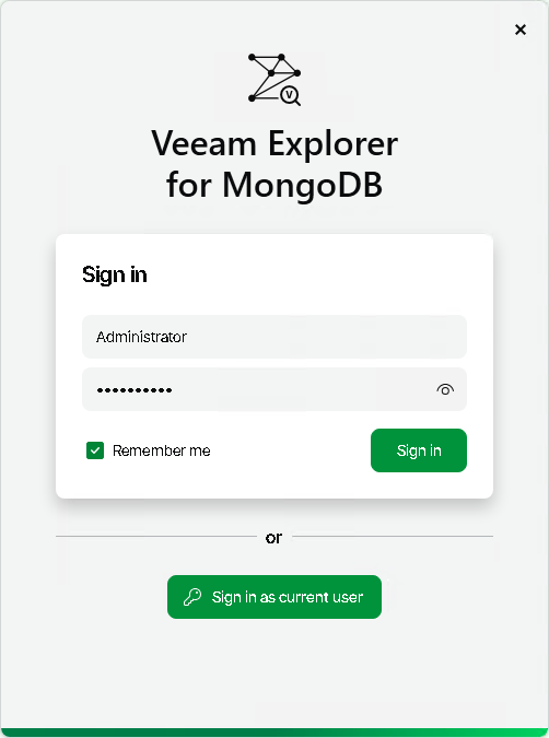 Specify Credentials Launching Application