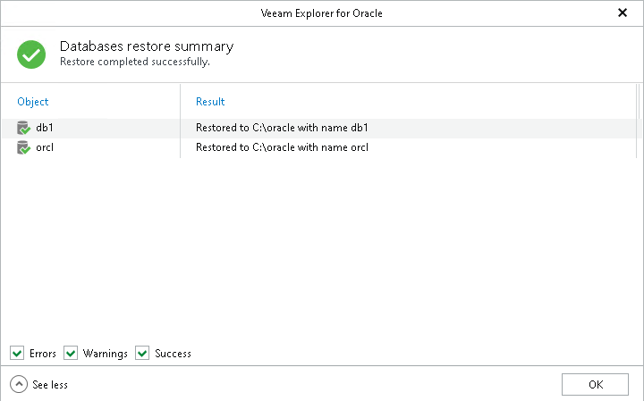 Restoring Latest State