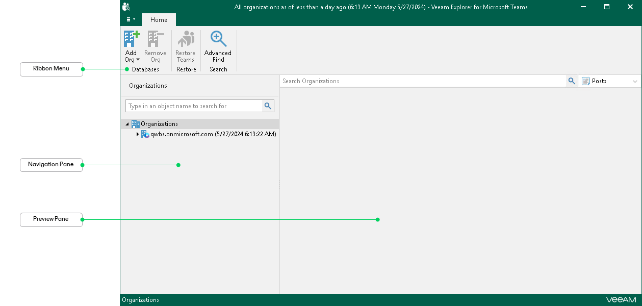 Main Application Window