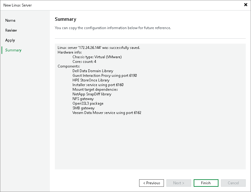 Step 5. Finish Working with Wizard