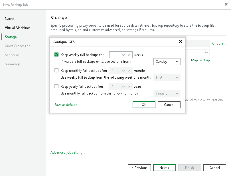 Step 7. Configure Long-Term Retention