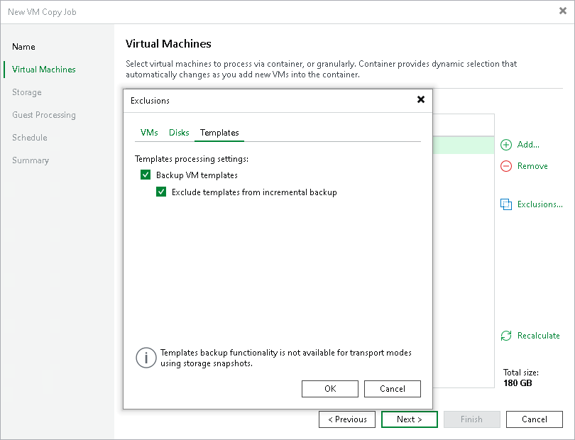 Step 4. Exclude Objects from VM Copy Job