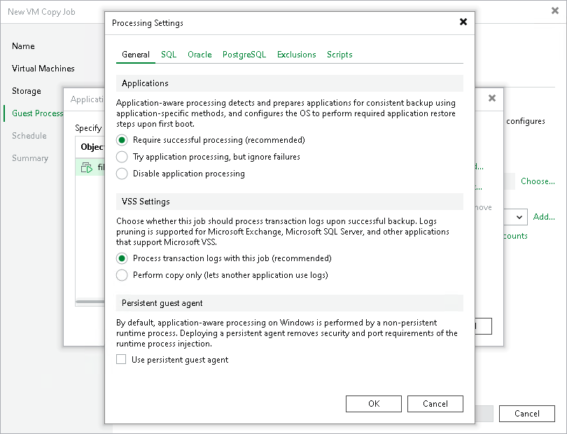 Application-Aware Processing