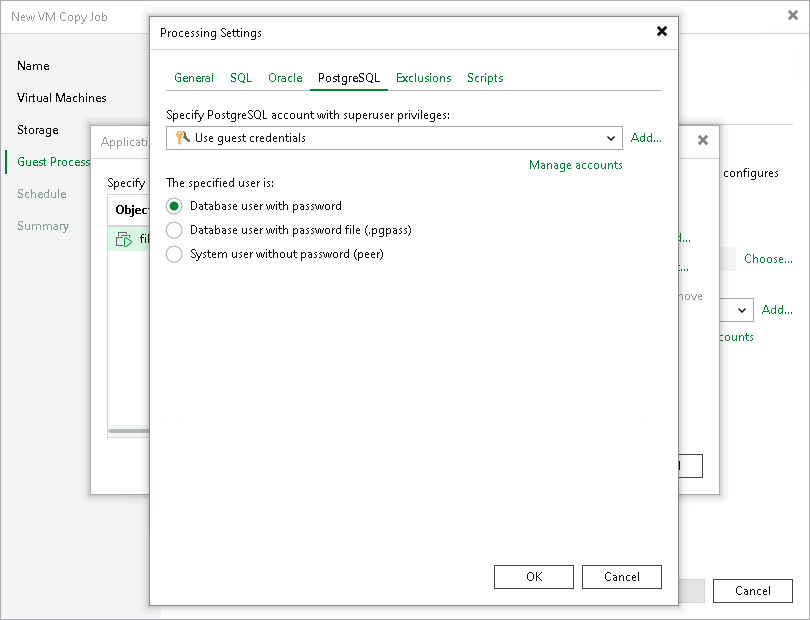 PostgreSQL WAL Files Settings