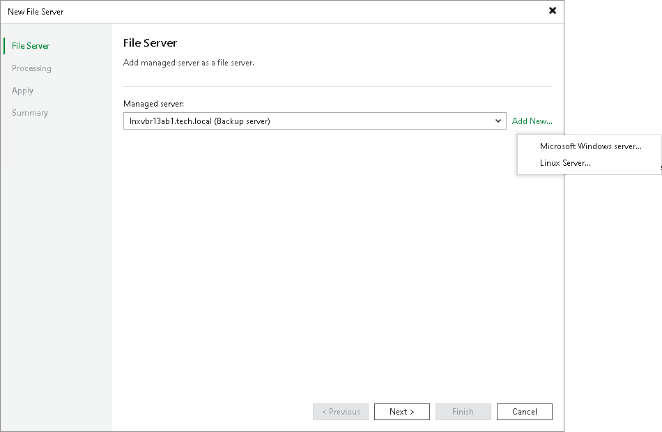 Step 2. Add Managed Server