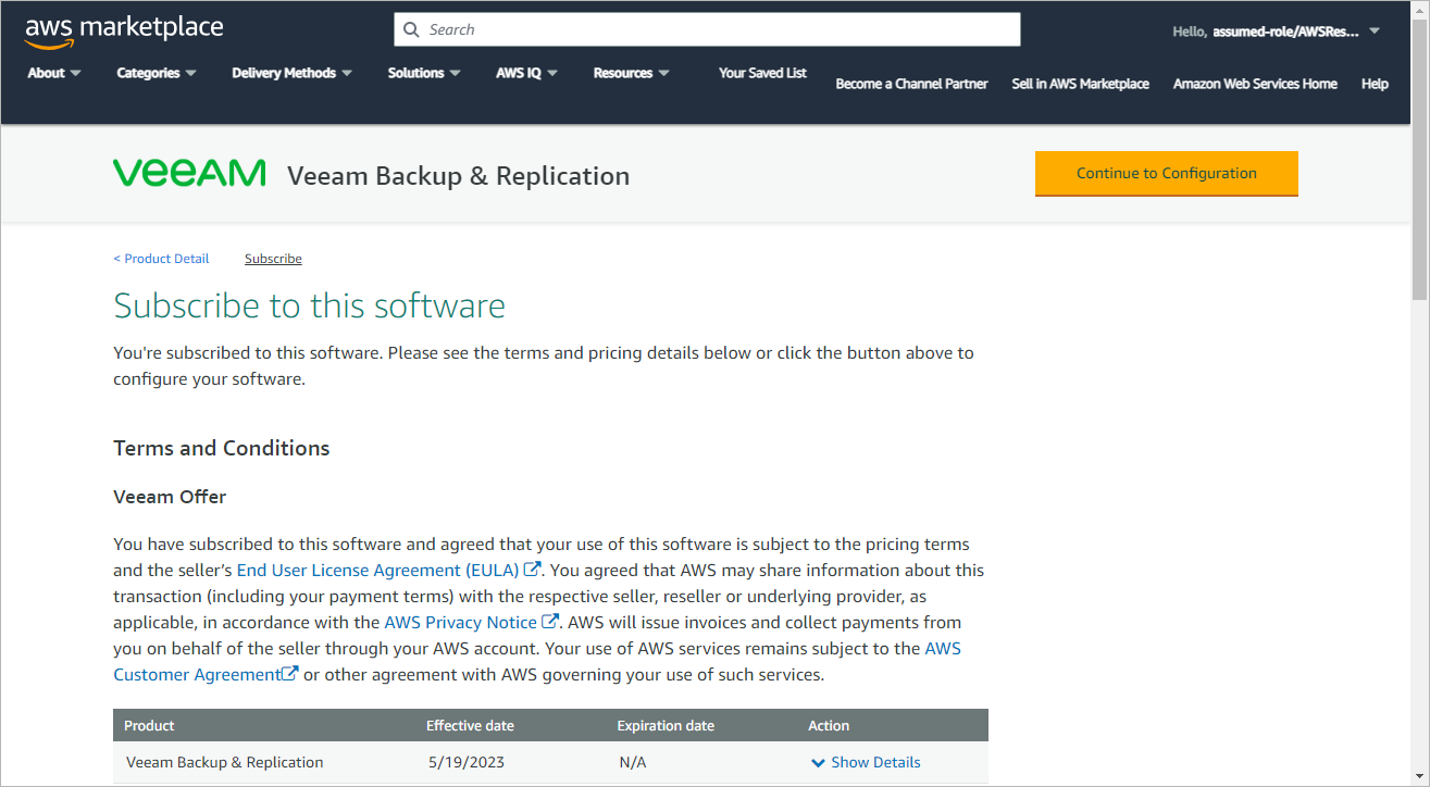 Accepting License Agreement