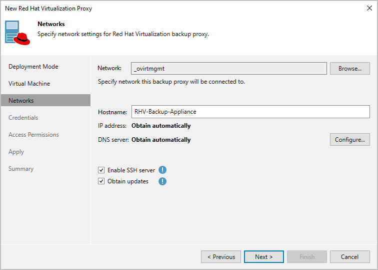Step 4. Specify Network Settings