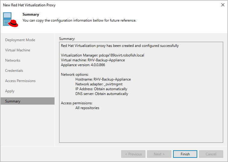 Step 8. Finish Working with Wizard