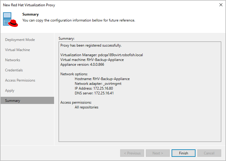 Step 8. Finish Working with Wizard