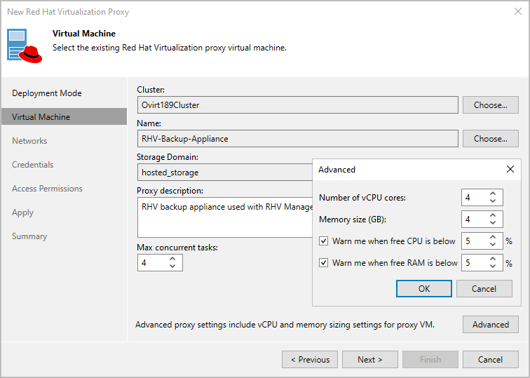 Step 3. Specify VM Configuration