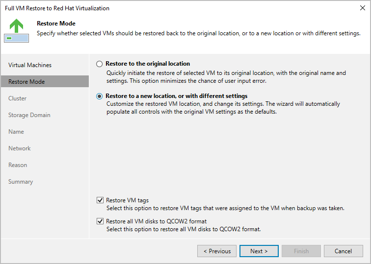 Step 3. Choose Restore Mode