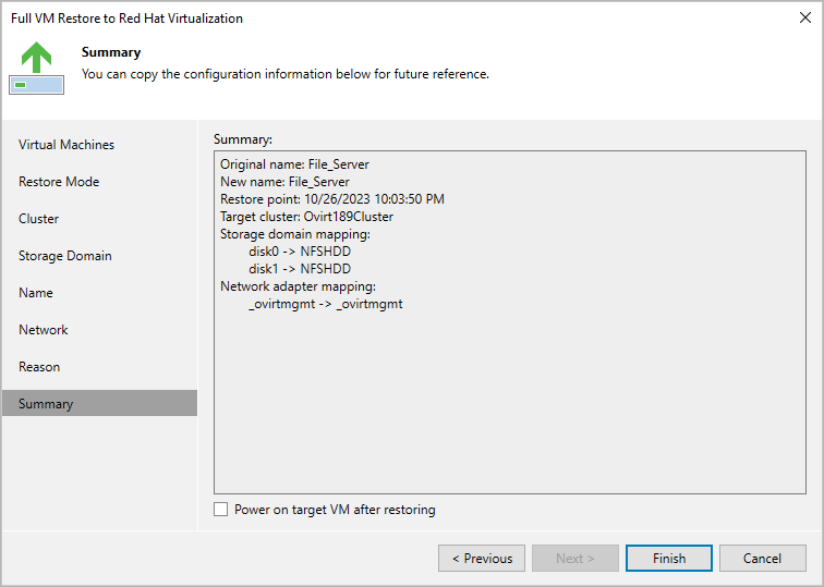 Step 9. Finish Working with Wizard