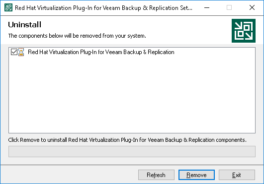 Uninstalling RHV Plug-In