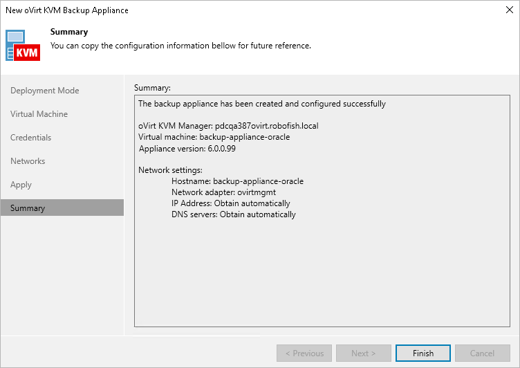 Step 7. Finish Working with Wizard