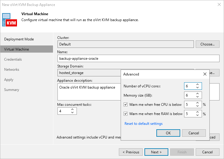 Step 3. Specify VM Configuration