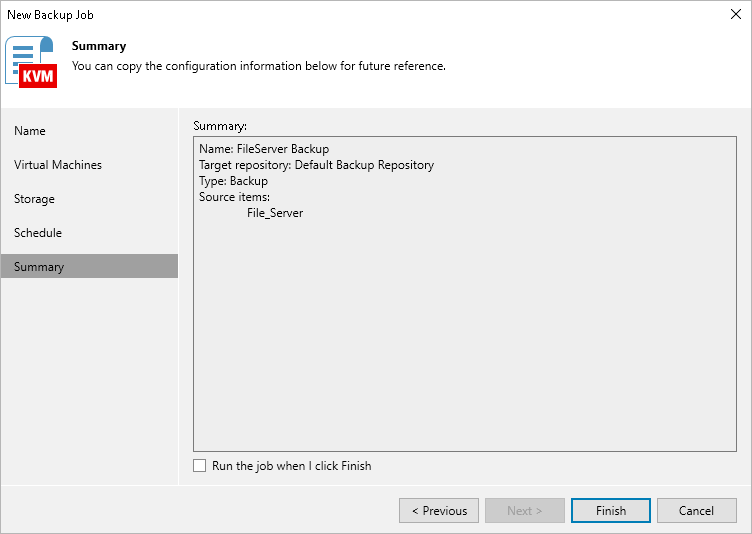 Step 6. Finish Working with Wizard