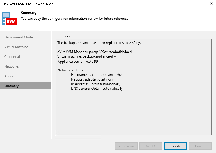 Step 7. Finish Working with Wizard