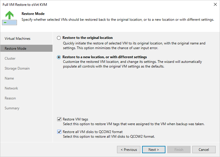 Step 3. Choose Restore Mode