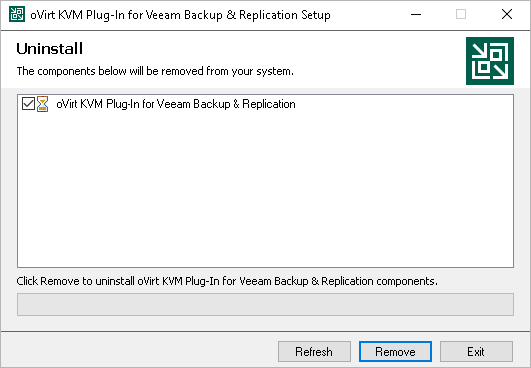 Uninstalling oVirt Plug-In