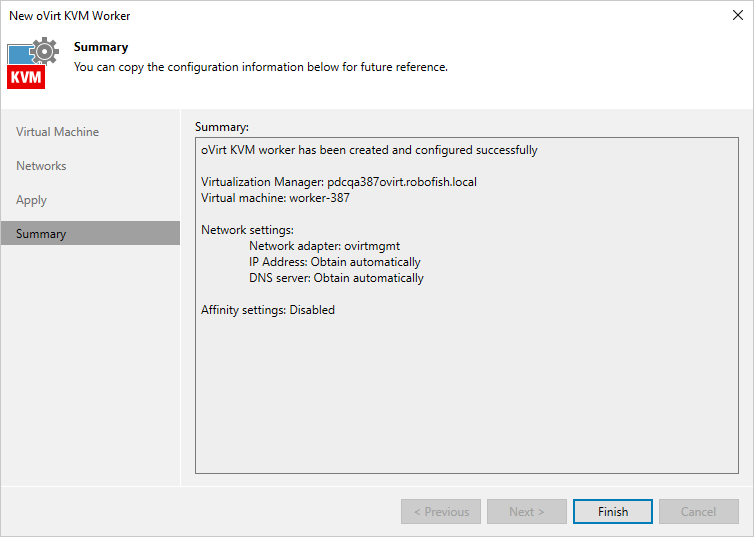 Step 5. Finish Working with Wizard
